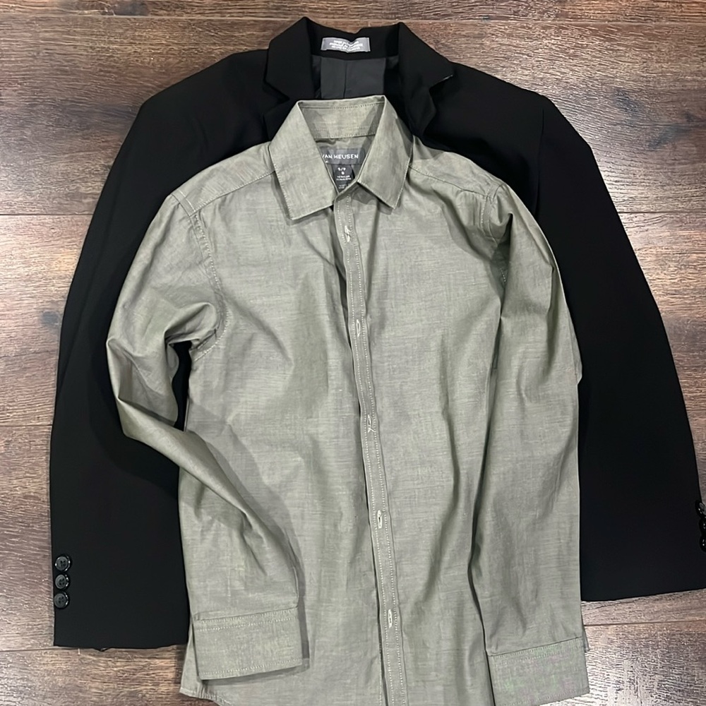 Boys blazer and button up